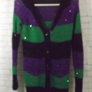 Cato Girls Size 12/14 Long Sleeve Top w Sequins